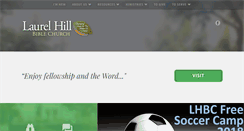 Desktop Screenshot of laurelhillbiblechurch.org